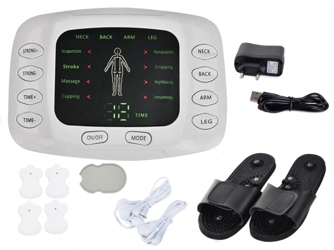 Elektrostimulator til muskler og nerver MASSAGE ENHED