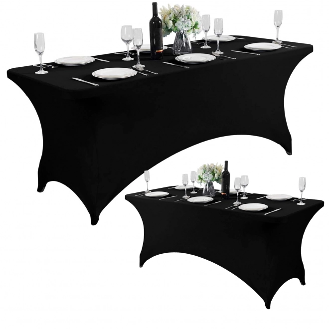 Universel elastisk borddæksel til catering 180 cm sort MultiGarden