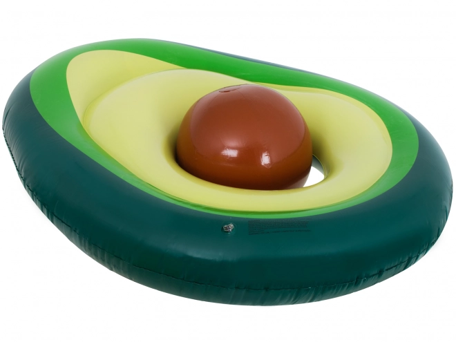 Oppustelig madras Avocado med bold 150 cm XL