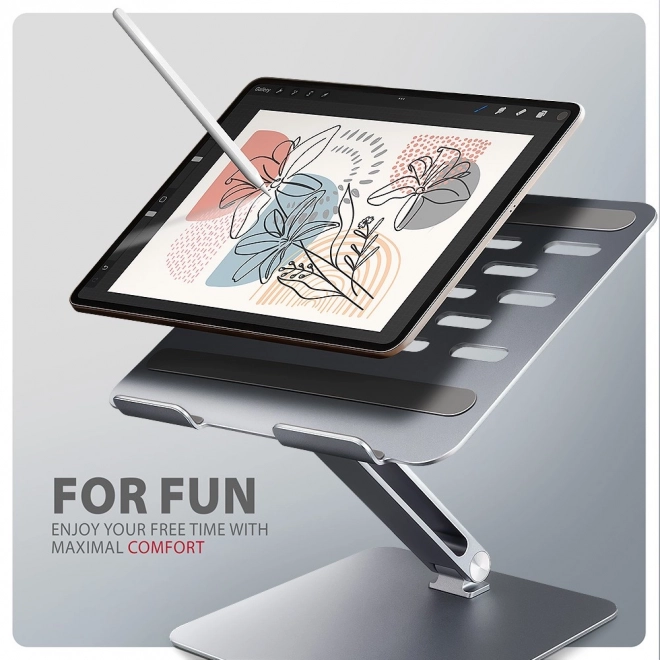 AXAGON STND-LQ bærbar stander i aluminium, 10-16", justerbar vinkel