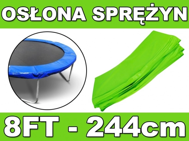Beskyttelseskrave fjeder SkyRamiz Grøn til havetrampolin 244 cm/8FT