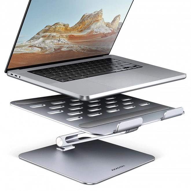 AXAGON STND-LQ bærbar stander i aluminium, 10-16", justerbar vinkel