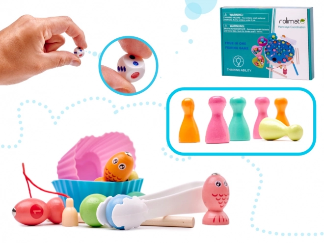 Familiespil fiskeri - montessori