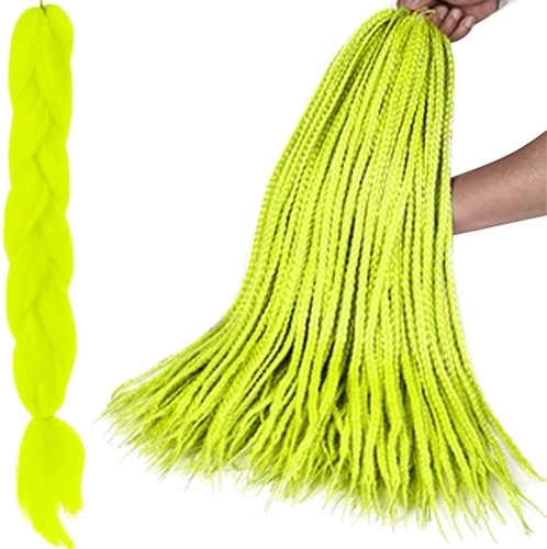 Syntetiske fletninger – hårextensions – Neon