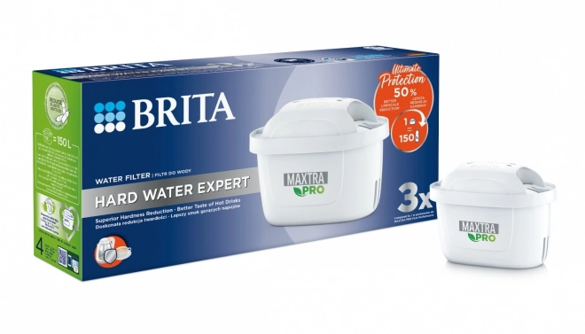 Maxtra PRO Hard Water Expert udskiftningspatron 3 stk.