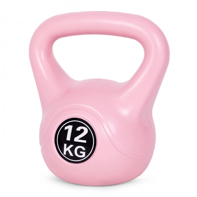 Kettlebell til træning lyserød - 12kg