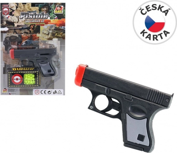 Børnepistol med kugler 11 cm