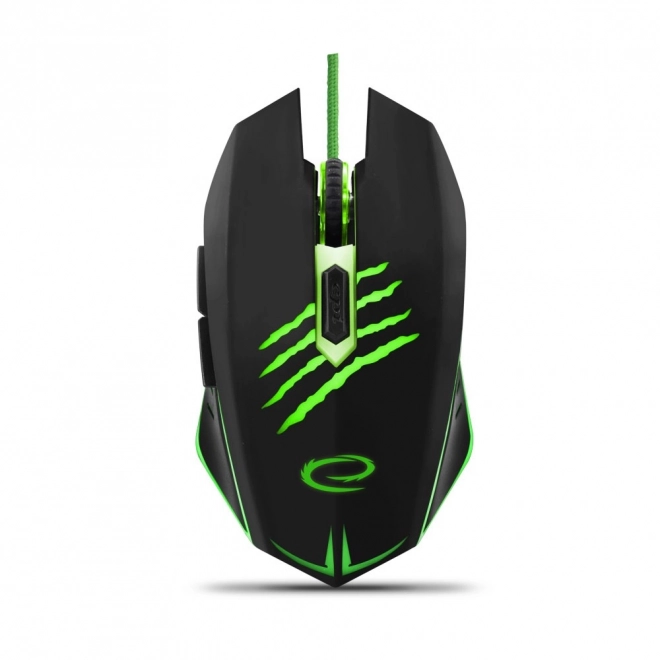Trådløs gamingmus 6d optisk usb mx209 claw grøn