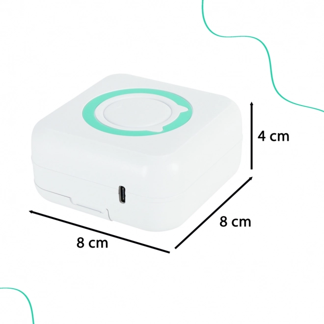 Mini termisk printer til fotos og noter med Bluetooth