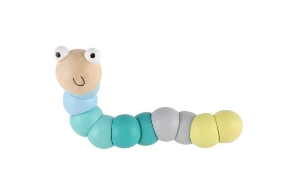 Ledddelt trælarve 16 cm