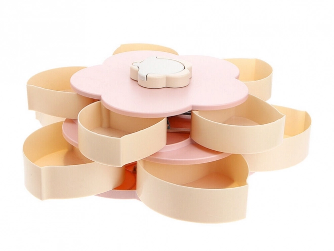 Roterende snackorganisator 2i1 med telefonholder