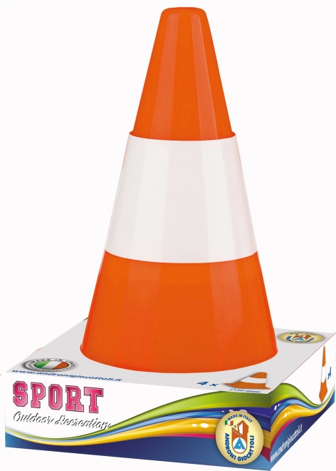Androni Trafikkegler, højde 17,5 cm