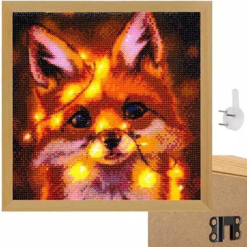 Fotoramme af fyrretræ 28,5 × 28,5 cm med plexiglas