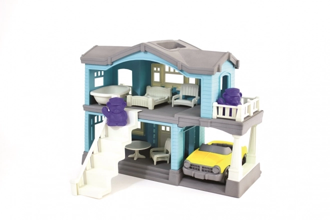Dukkehus Green Toys Blå