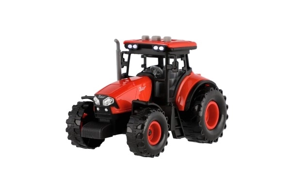 Rød traktor Zetor med trailer og lyd- og lyseffekter - 36 cm