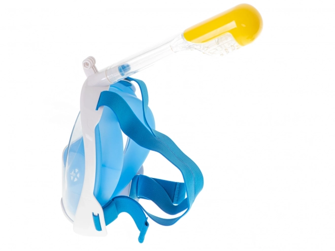 Foldbar helmaske med snorkel L/XL blå