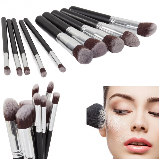 Sæt af professionelle make-up pensler