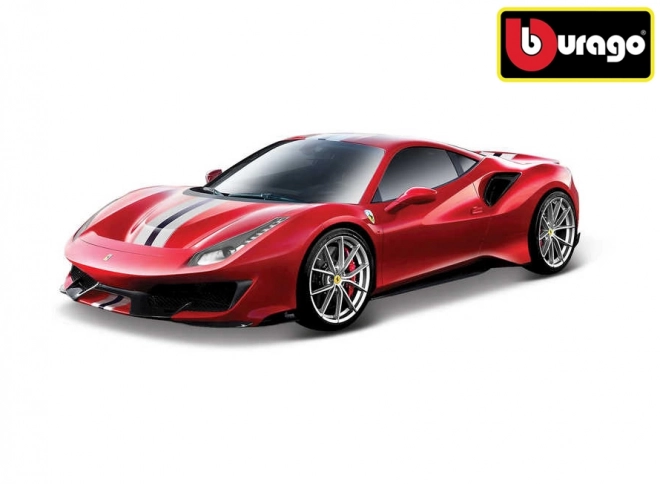 Bburago 1:24 Ferrari 488 Pista rød