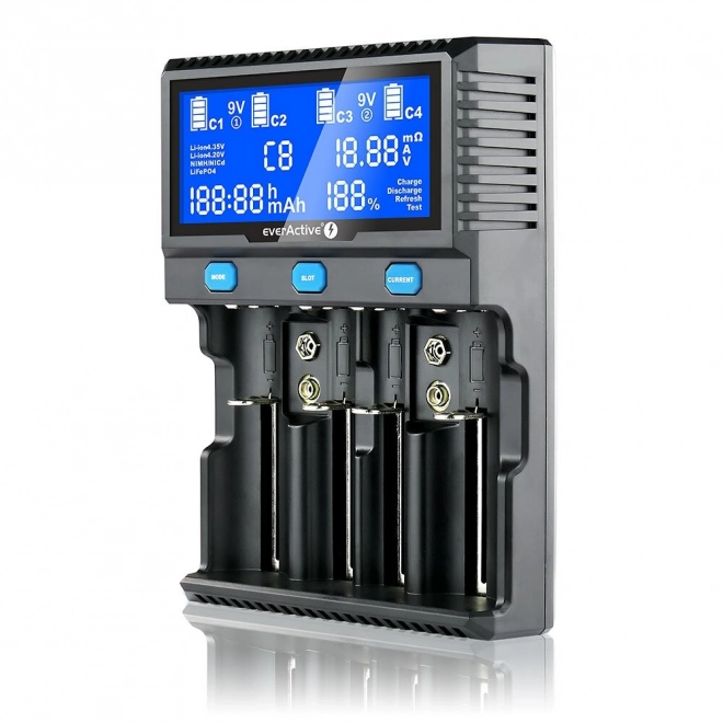 Batterioplader UC-4200 til Li-ion og NI-MH batterier