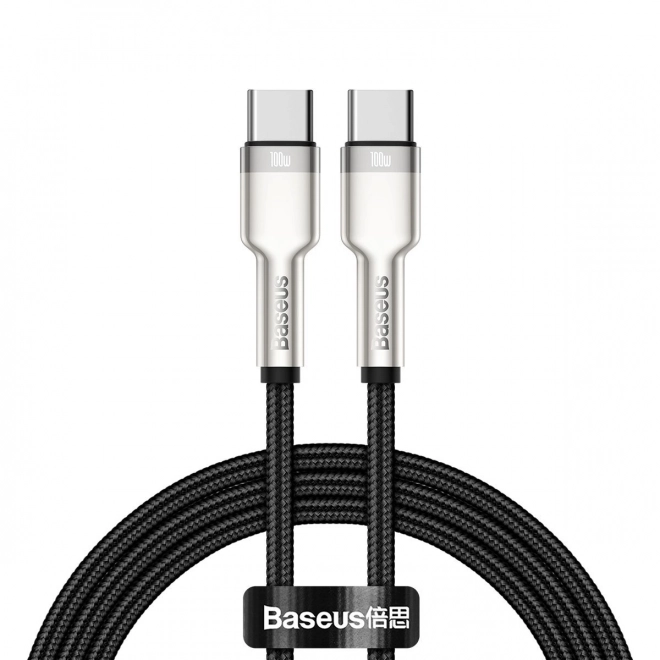 USB-C kabel Baseus 100W, 1m, sort
