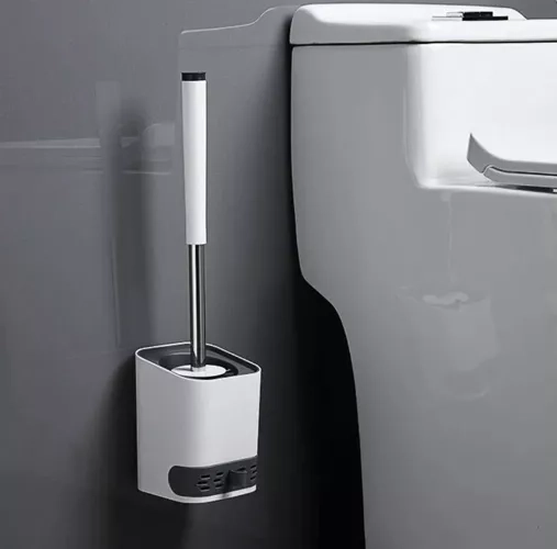 Ruhhy silikone toiletbørste til badeværelse 23808