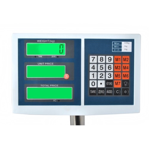 Bagbelyst LCD-display og TARE-funktion