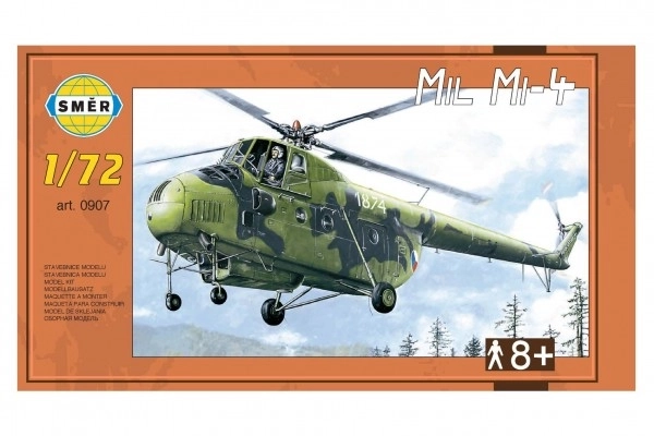 Model Helikopter Mil Mi-4 i æske 34x19x5,5cm