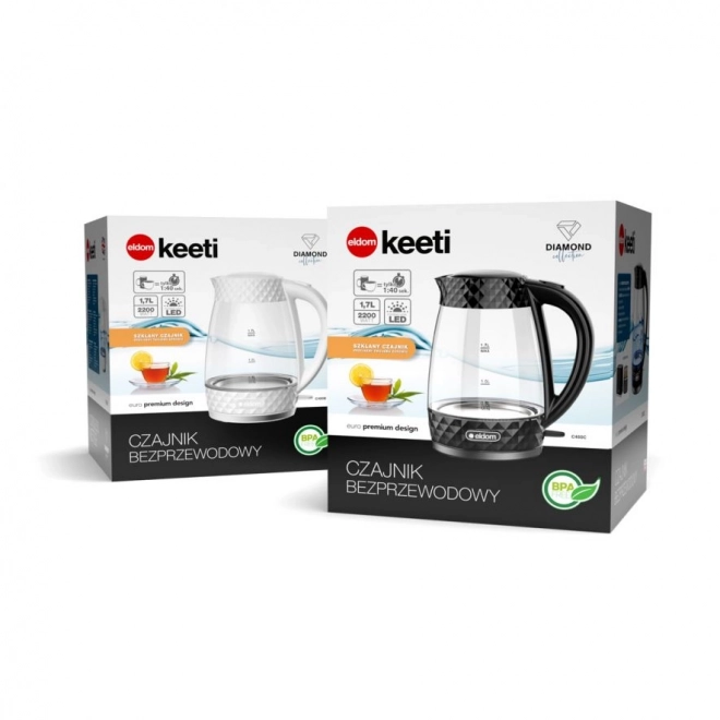 Glas Elkedel Eldom