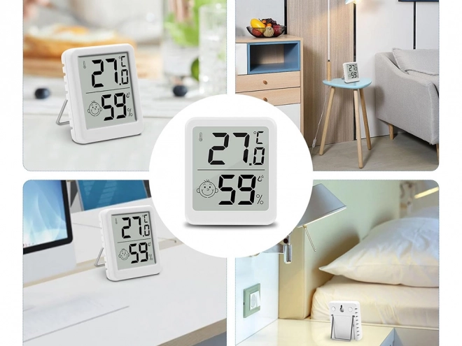 Digitalt termometer med hygrometer til hjemmet