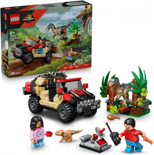 LEGO Jurassic World – flugt fra raptoren i terrængående bil