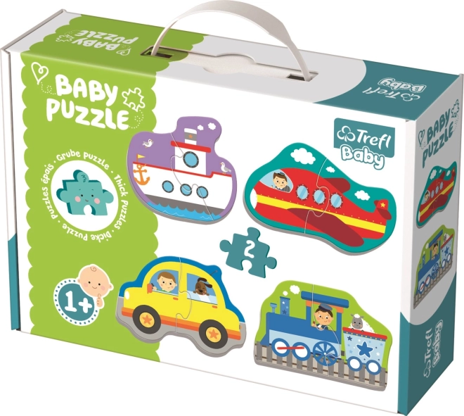 Baby puslespil transport 4x2 brikker