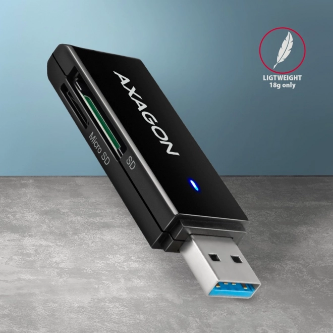 Ekstern kortlæser USB-A 3.2 Gen 1 AXAGON med understøttelse af UHS-I