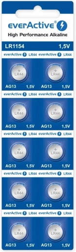Alkaliske batterier EverActive LR44 LR1154