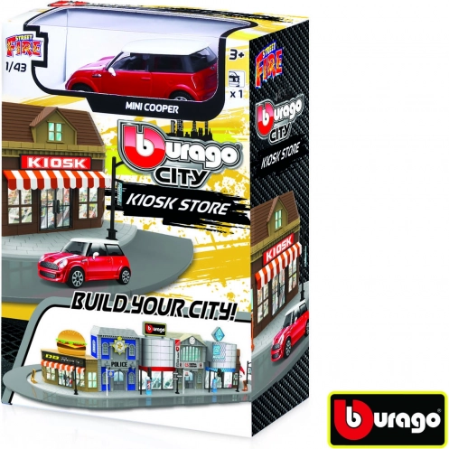Metalbilmodel Bburago City 1:43 Butik