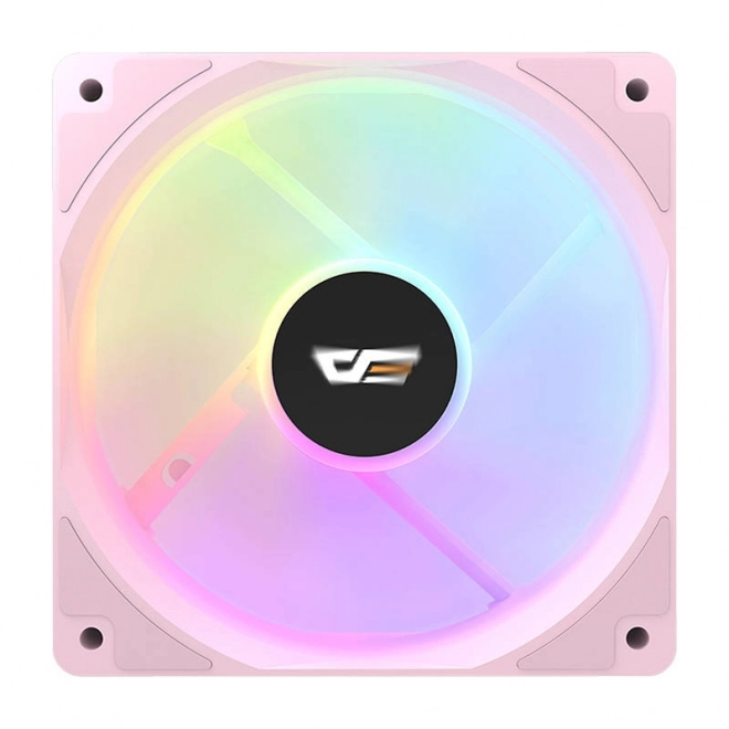 Computer ventilator Darkflash CL12 LED lyserød