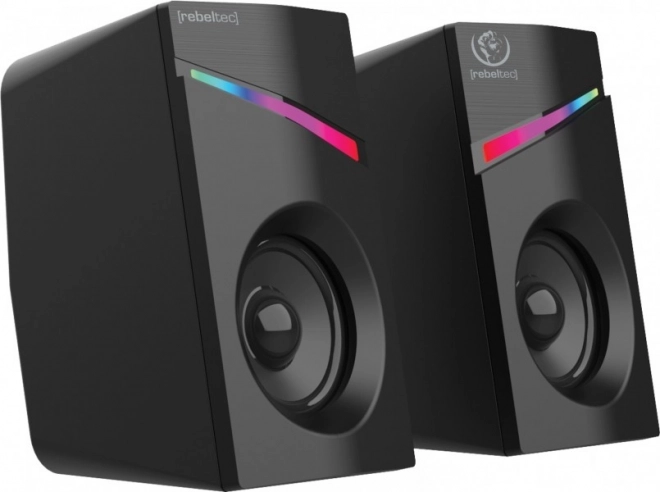 Stereohøjttalere 2.0 med LED-baggrundsbelysning