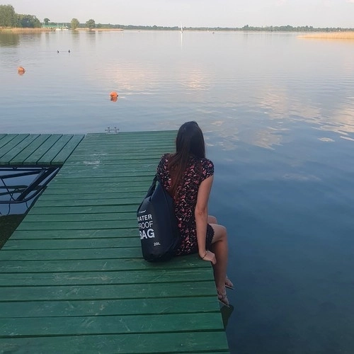 Vandtæt taske 20L sort 23566