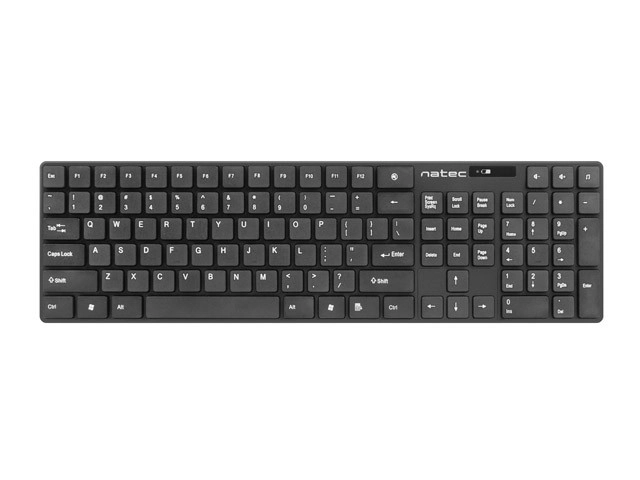 Trådløst tastatur og mus Natec Stingray