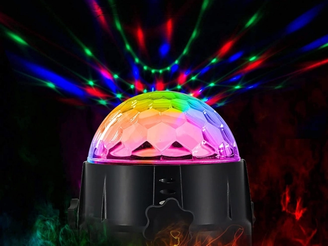 LED-diskoprojektor med RGB-lyseffekter