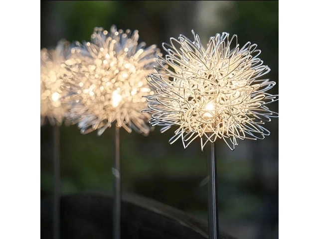 Solcelle have LED lampe i form af et træ - 2 stk