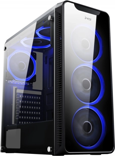 Gaming kabinet Armor V700 sort
