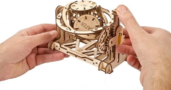 Ugears træbaseret 3D mekanisk puslespil tilfældig generator