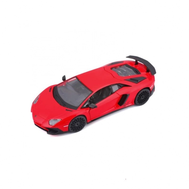 Metalmodel Bburago Lamborghini Aventador rød 1:24