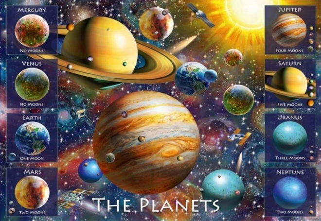 Puzzle Ravensburger Planeter 100 brikker