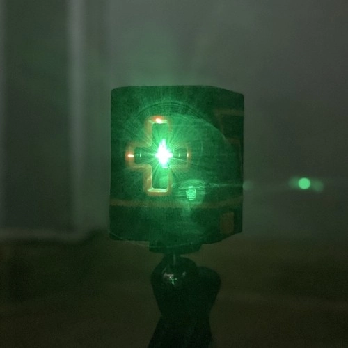 Laser vaterpas med grøn laser