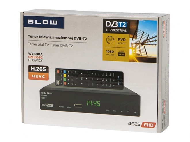 Fjernsynstuner DVB-T2 4625FHD H.265