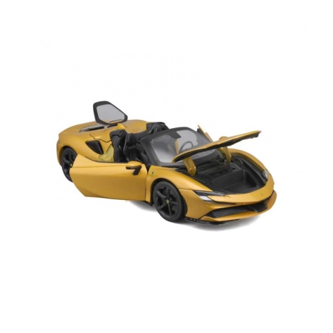 Bburago Ferrari SF90 Spider 1:18 - Gul