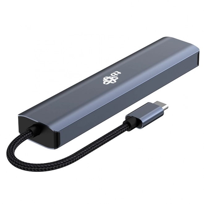 HUB USB-C adapter 6i1 - HDMI, 3x USB, PD, RJ-45