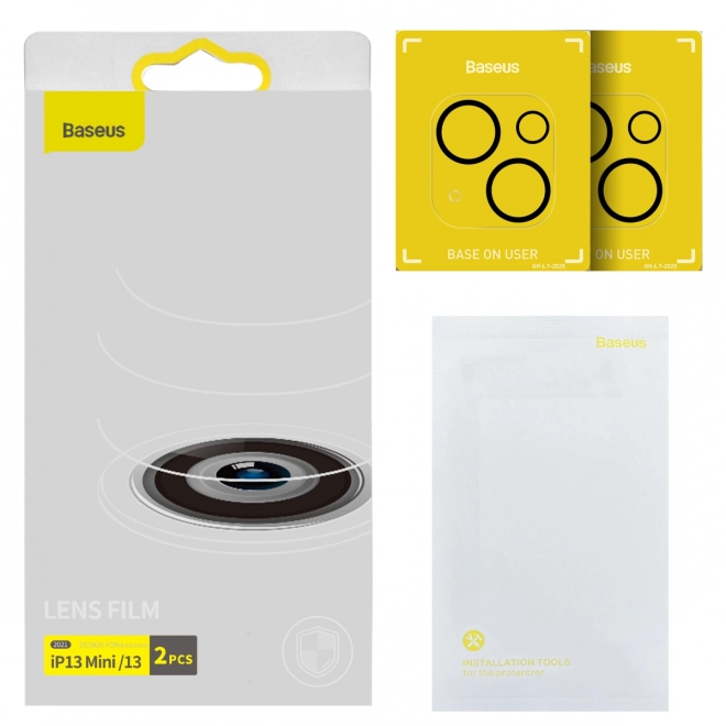 Baseus beskyttelsesfilm til objektiv til iPhone 13/13 Mini