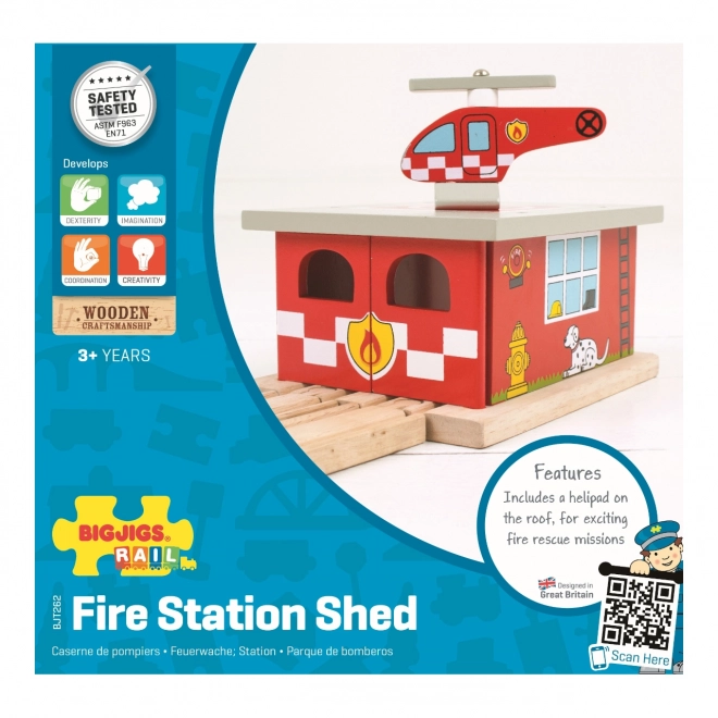 Bigjigs Rail Brandstation